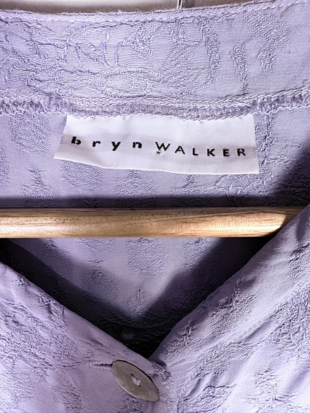 bryn Walker 2-Piece Set Lilac Button Cardigan & Pants Loose Coastal Lagenlook - Picture 6 of 10